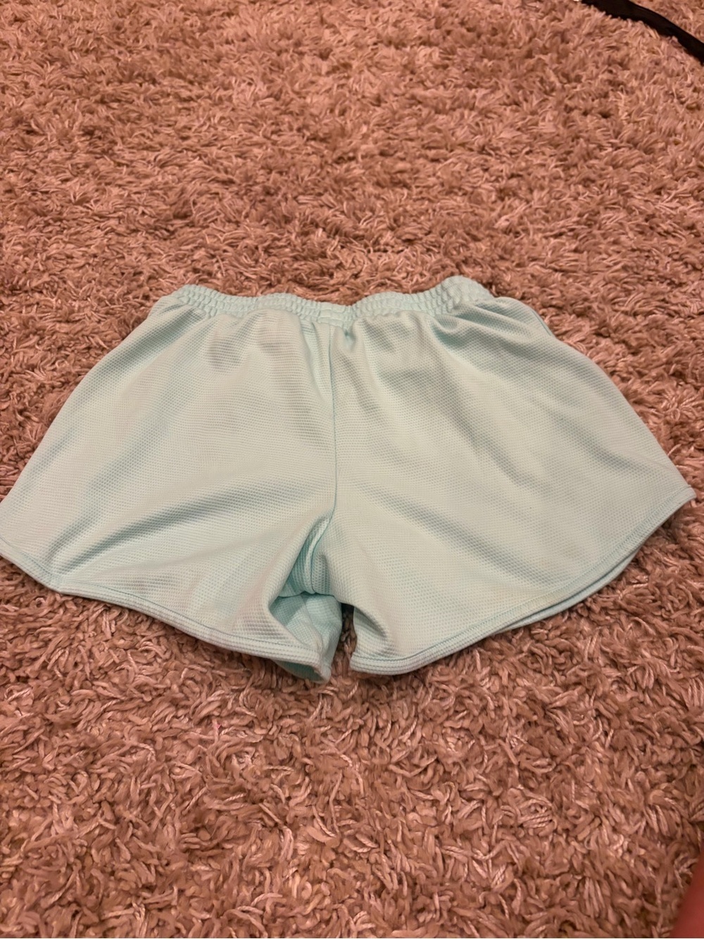 Light Mint girls Athletic Shorts - Stretch Mesh Comfort